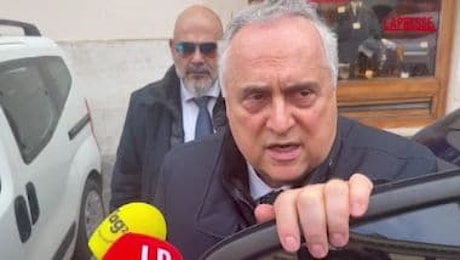 Lazio, Lotito: Primi 20' del derby non eravamo concentrati, ma Roma non è superiore