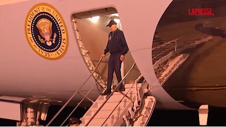 VIDEO Usa 2024, Biden arriva in Delaware dopo essere risultato positivo al Covid