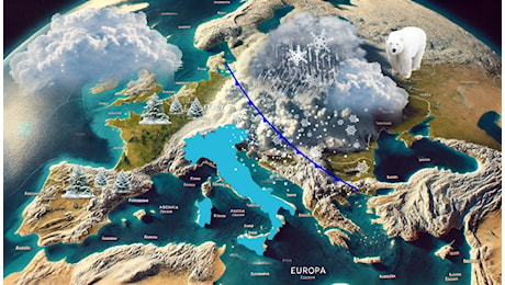 Meteo: Doppio attacco artico in arrivo. Neve al Nord, poi al Centro-Sud e in Puglia. Freddo polare alle porte