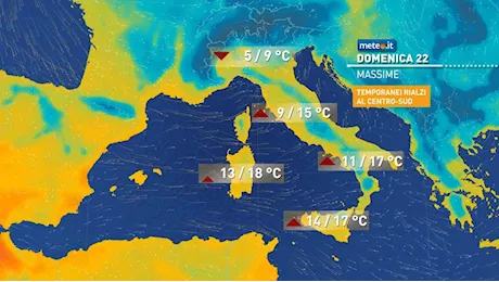 Meteo: Pioggia, vento e neve fino a Natale, ecco dove