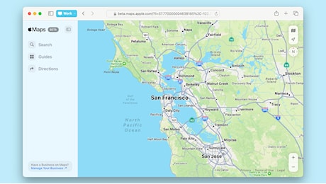 Mappe di Apple arriva sul web in versione beta