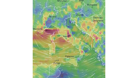 Burrasca in arrivo sull’Italia: venti impetuosi a oltre 100 km/h