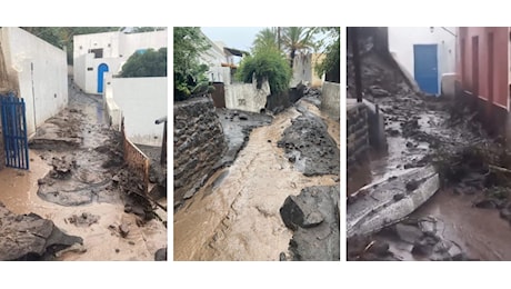 Maltempo alle Eolie, disastro a Stromboli: fiume San Bartolo uscito dagli argini | FOTO e VIDEO