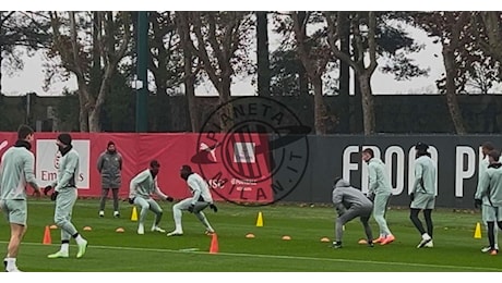 VIDEO – Milan-Stella Rossa, il “giochino” in allenamento a Milanello