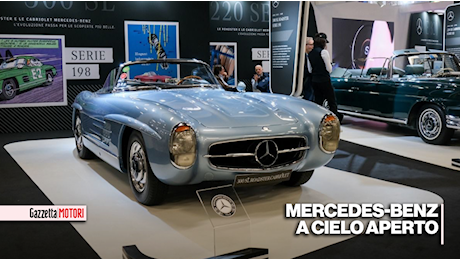 Mercedes scoperte: le più belle ad Auto Moto d'Epoca