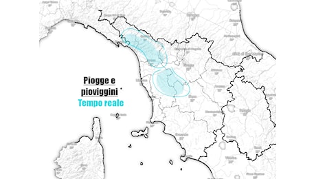 NUVOLOSITA' AVANZATA - PRIME PIOGGE TRA PISANO E FIORENTINO - meteo Toscana flash