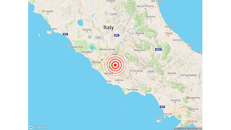 Scossa di TERREMOTO Magnitudo 2.9 a San Cesareo, Roma. Tremano i Castelli romani.