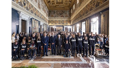 Al Quirinale i campioni di Parigi