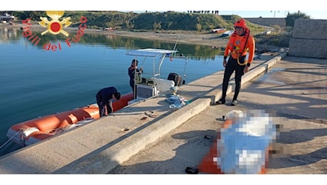 Il cadavere di un trentenne recuperato nel porto di Catanzaro Lido