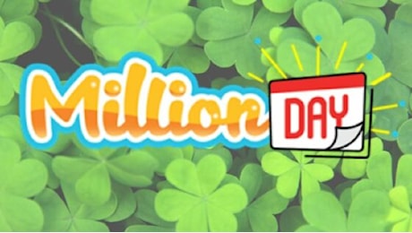 Million Day, l’estrazione delle 13:00 di mercoledì 17 luglio