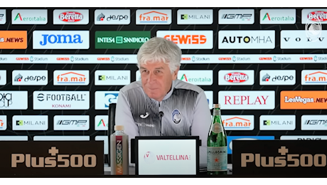 Gasperini in conferenza: “Atalanta da scudetto? Ne mancano 27, se per voi lo è…”