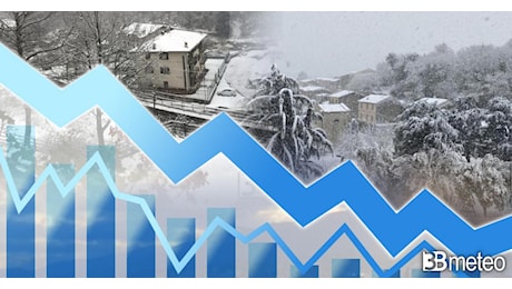 Meteo. Imminente irruzione fredda e temperature in brusca diminuzione. I gradi previsti