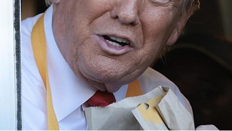 Donald Trump e la campagna elettorale al fast food