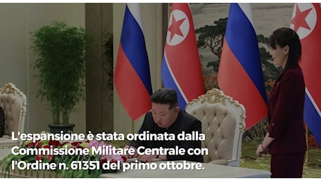 La Corea del Nord espande la produzione e l'export di armi per soddisfare le richieste della Russia