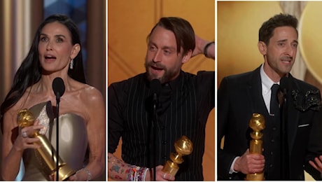 Golden Globe 2025, tutti i vincitori: da Emilia Pérez a Shōgun a Demi Moore e Kieran Culkin