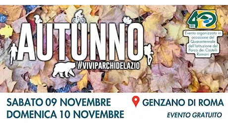 Genzano di Roma. Doppio appuntamento con le iniziative dedicate ai quarant’anni dell’Ente regionale Parco dei Castelli Romani