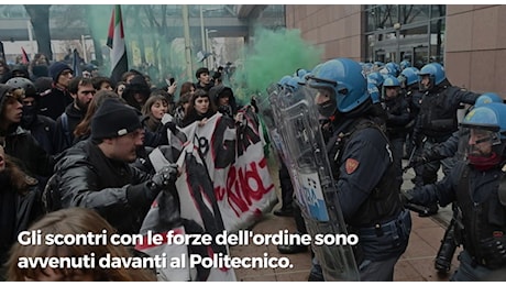 Corteo studentesco a Torino: due partecipanti identificati dalla polizia durante gli scontri