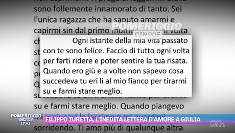 Omicidio Giulia Cecchettin, la lettera di Filippo Turetta