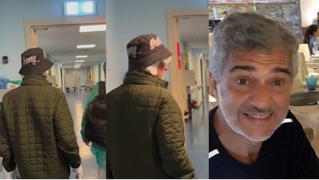 Gustavo, il padre di Belen, è uscito dall'ospedale: il video di spalle e le ferite riportate