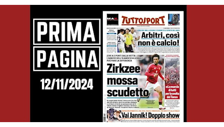 Prima pagina Tuttosport: “Juventus, Zirkzee mossa Scudetto”