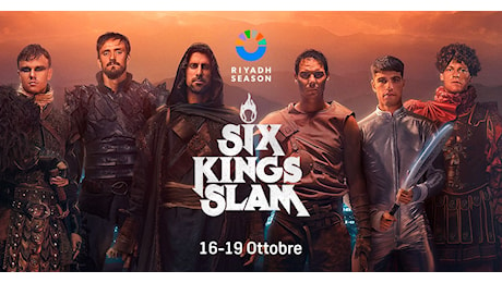 L’esibizione “Six Kings Slam” sarà trasmessa da Sky Sport