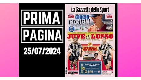 Prima pagina Gazzetta dello Sport: “Milan, si apre la pista Cardoso”