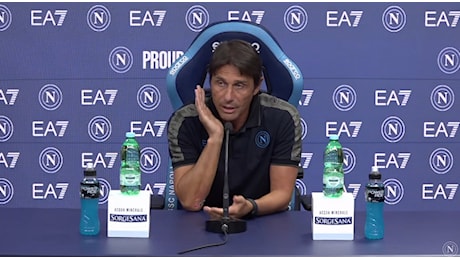 Conte: “Nessuna esaltazione, il Napoli è ancora con il cartello ‘lavori in corso'”