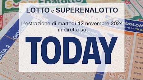 Estrazioni Lotto e SuperEnalotto di oggi martedì 12 novembre 2024: numeri vincenti e quote