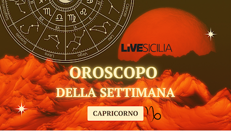 Oroscopo Capricorno: settimana dal 23 al 29 settembre 2024