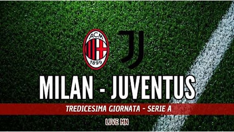 LIVE MN - Milan-Juventus (0-0): ospiti fino a questo momento più pericolosi e convinti del Diavolo