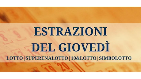 Estrazione SuperEnalotto, Lotto e 10eLotto del 9 gennaio 2025: i numeri vincenti