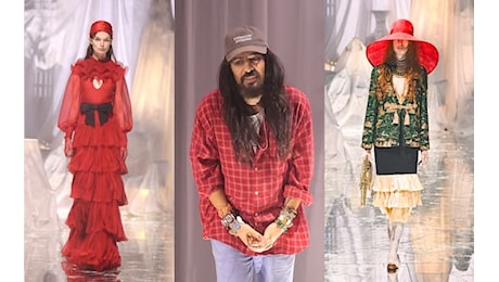 Paris Fashion Week, la sfilata di Valentino S/S 2025. Il debutto di Alessandro Michele. FOTO