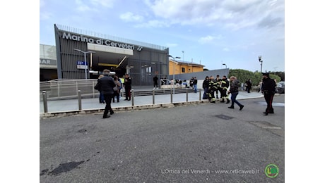 Disgrazia alla stazione di Marina di Cerveteri
