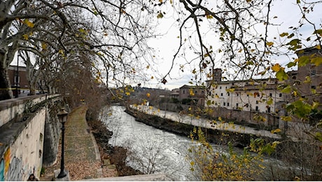 Il Tevere nel centro di Roma nel patrimonio dell'Unesco