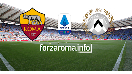 Roma-Udinese ore 18:00 LIVE: Dybala e Pellegrini dall’inizio. Confermato Kone