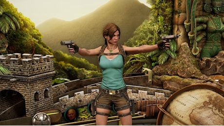 Tomb Raider ritorna come flipper per Pinball FX: Croft Manor si riempie di sfere d'acciaio