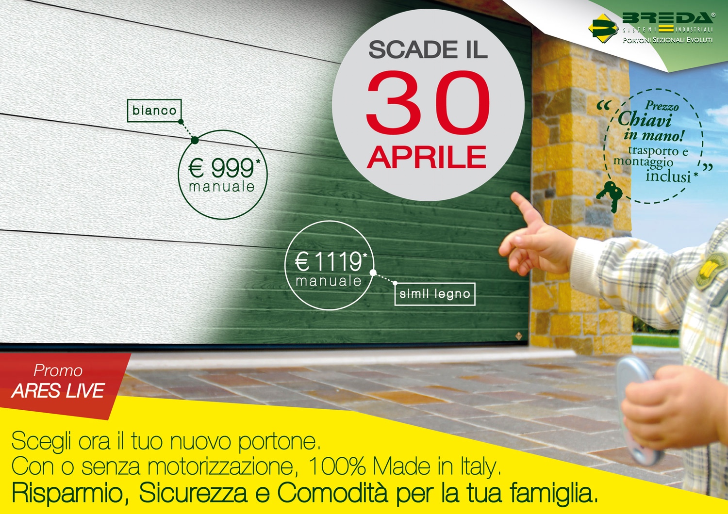 Promo "Ares Live" di Breda, più vantaggi, più scelta... più tempo!